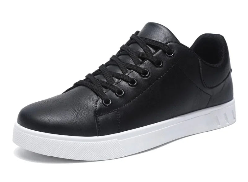 Casual Shoes British Leather Sneakers Flats Shoes Classic Men Leather Shoes Spring Summer New Trendy All-match Platform