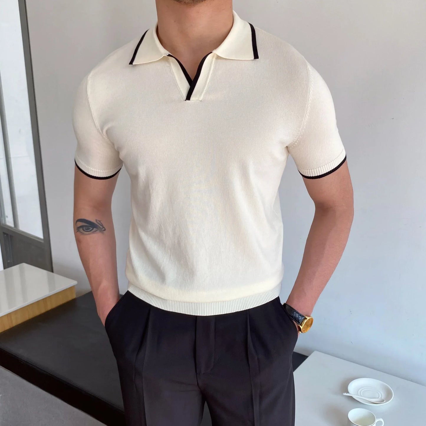 Men's Polo-shirt Fashion Polo Men Clothing