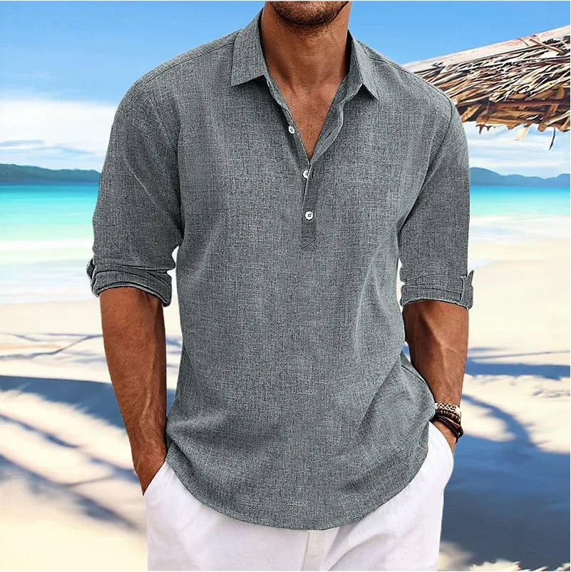 Men's Shirt Linen Shirt
