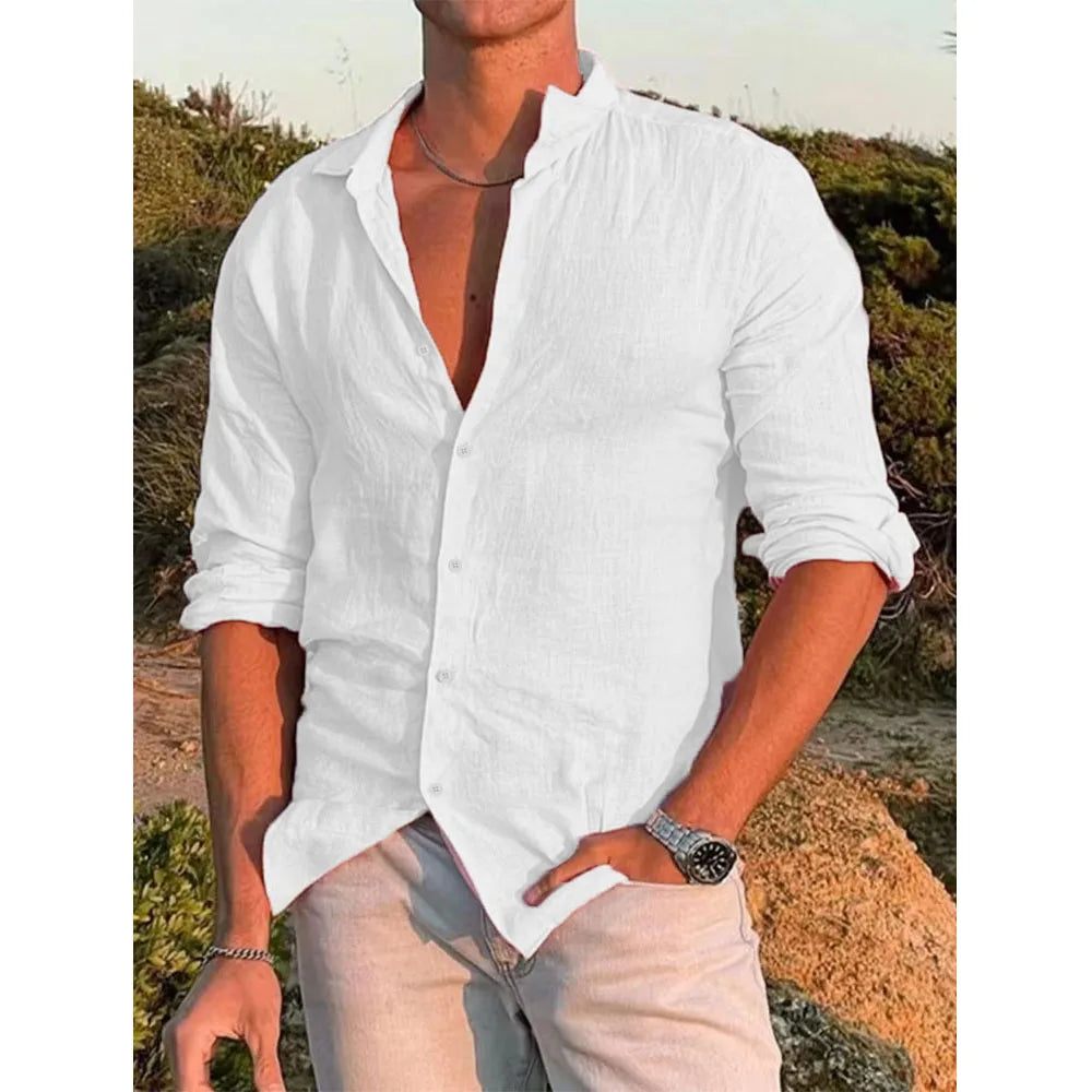 Men's Shirts Cotton Linen