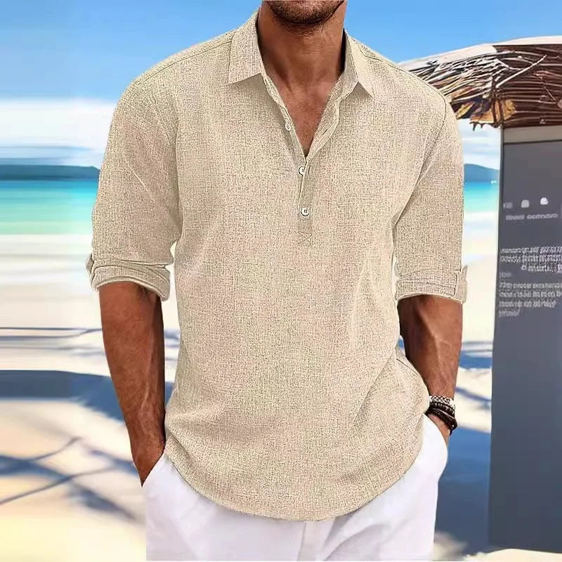 Men's Shirt Linen Shirt