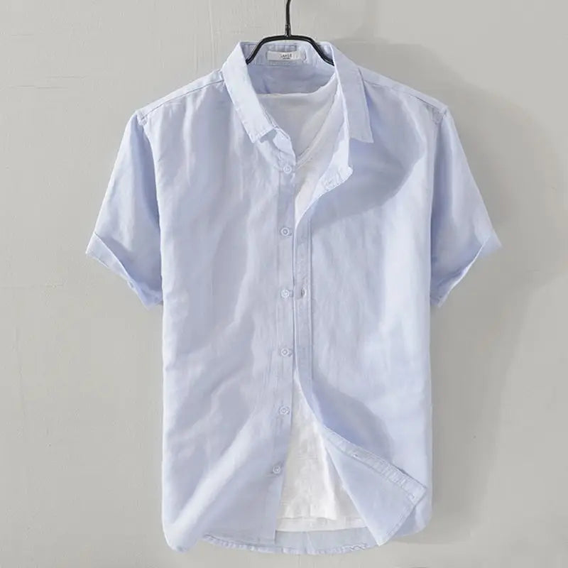 Men's Spring/summer Thin Linen Shirt