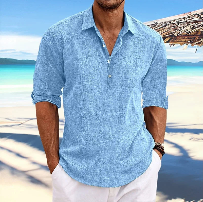 Men's Shirt Linen Shirt
