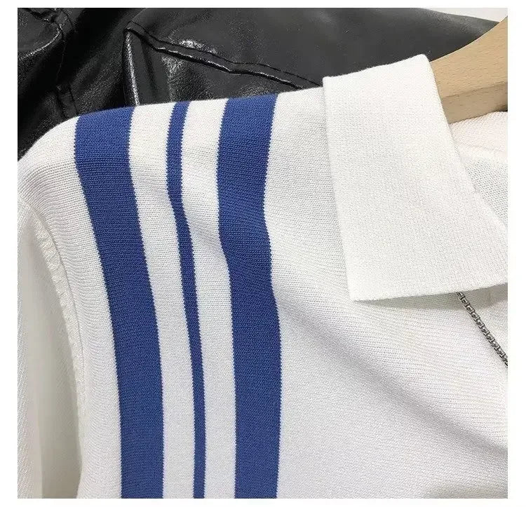 Trendy Striped Polo Shirt For Men