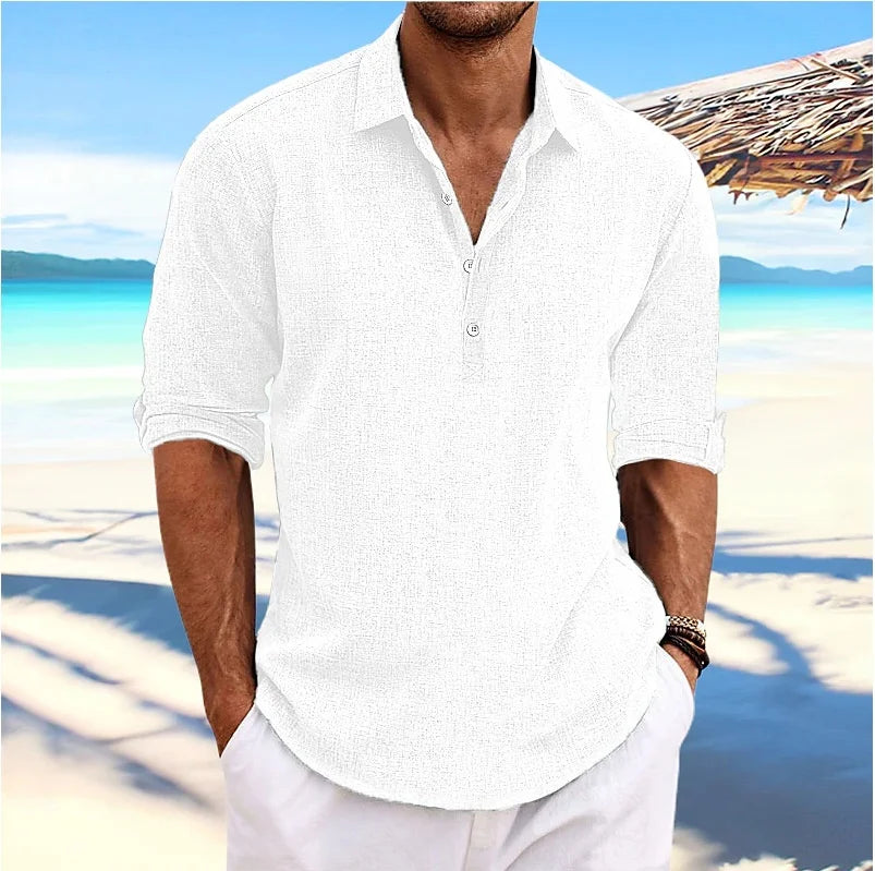 Men's Shirt Linen Shirt