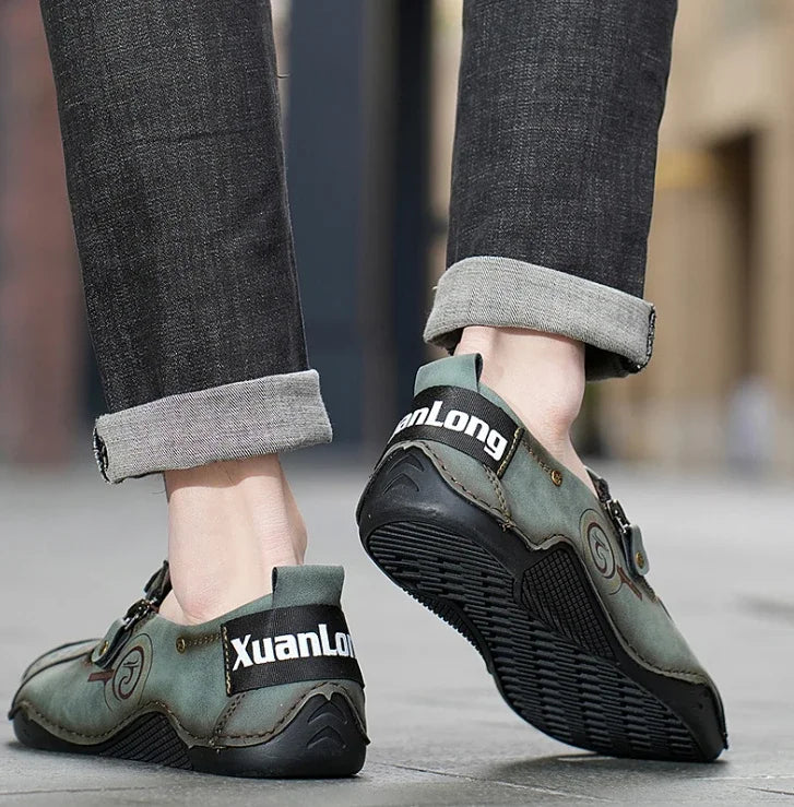 Man Casual Shoe Pu Leather New In Square Toe Shoes Men Size 45 Promotion Low Price Footwear Offer Classic Original Comfortable