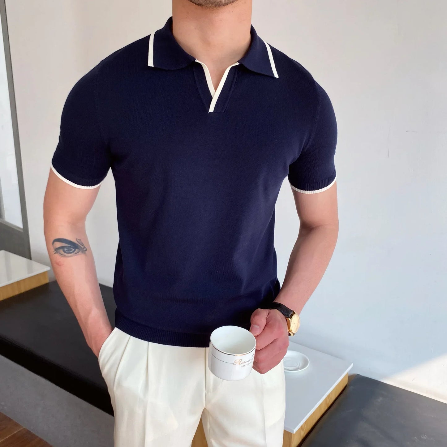 Men's Polo-shirt Fashion Polo  Men Clothing