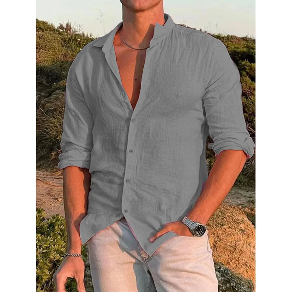 Men's Shirts Cotton Linen