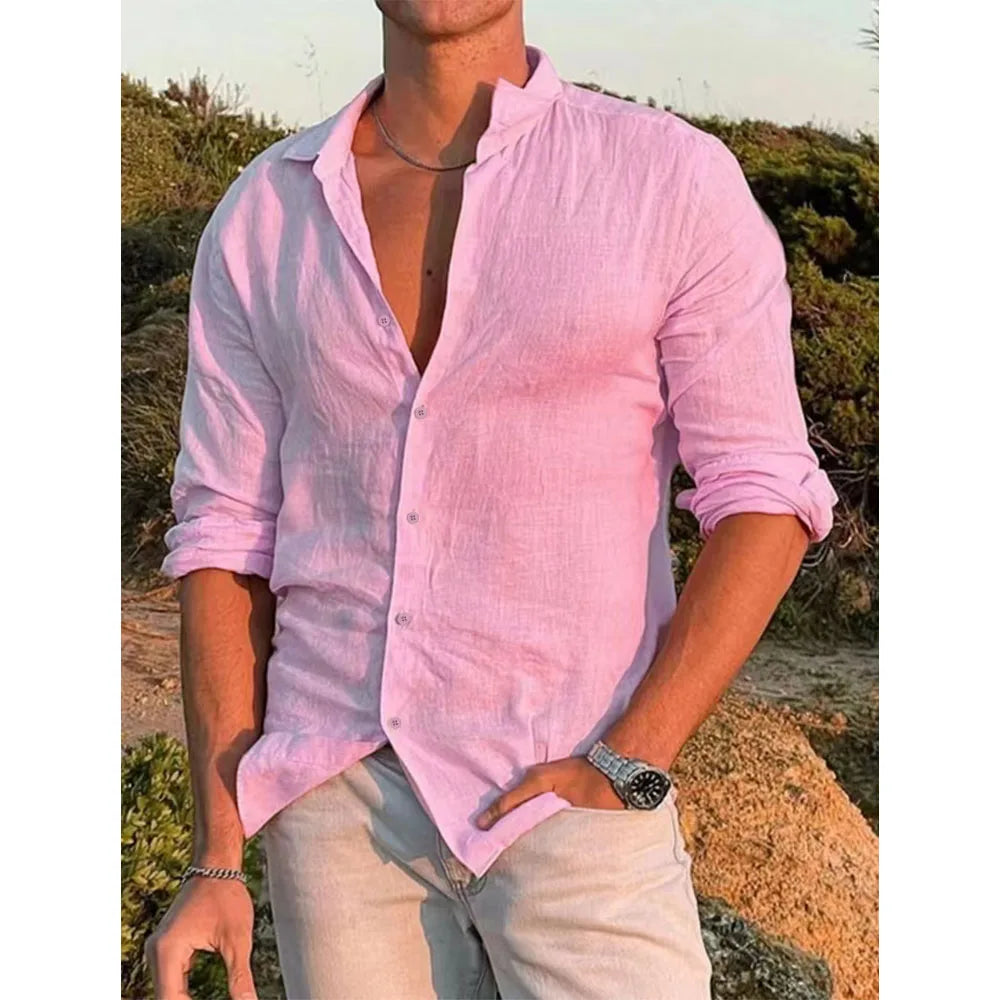 Men's Shirts Cotton Linen