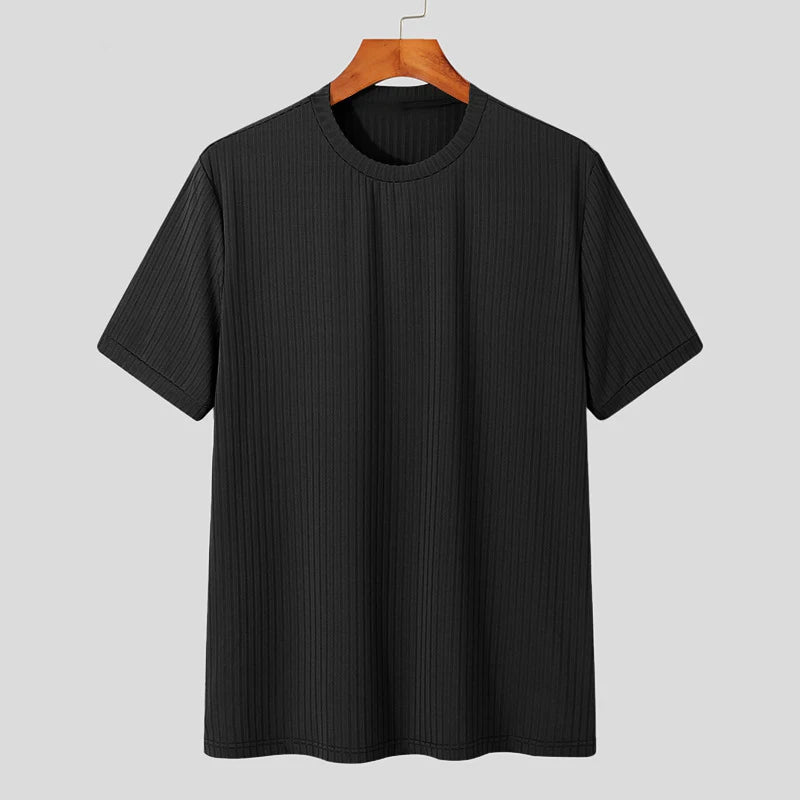 Men's Clothing Light Luxury T Shirt Leisure Long Sleev