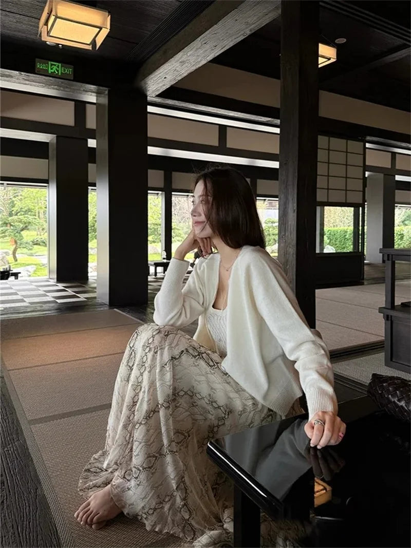 Women's Dresses Spring 2025 New Wide Hem Printed Skirt Irregular Design Personality Fashion Elegant and Versatile Beach Vacation