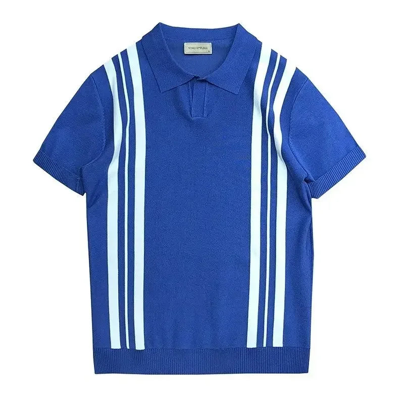 Trendy Striped Polo Shirt For Men