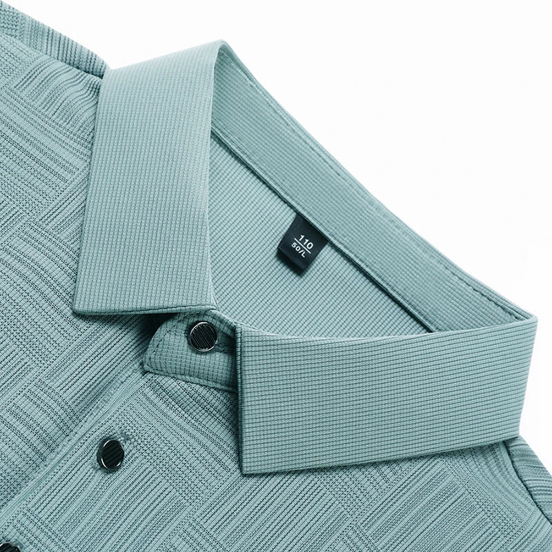 Men's Casual Short sleeved POLO Shirt Fashion Short sleeved Comfortable and Breathable Top