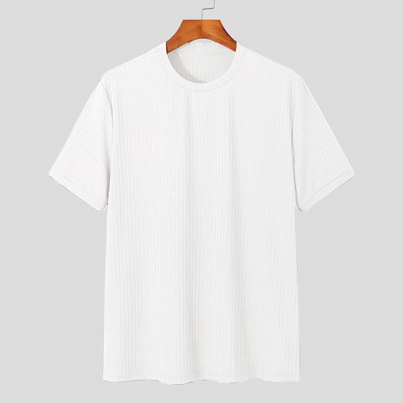 Men's Clothing Light Luxury T Shirt Leisure Long Sleev