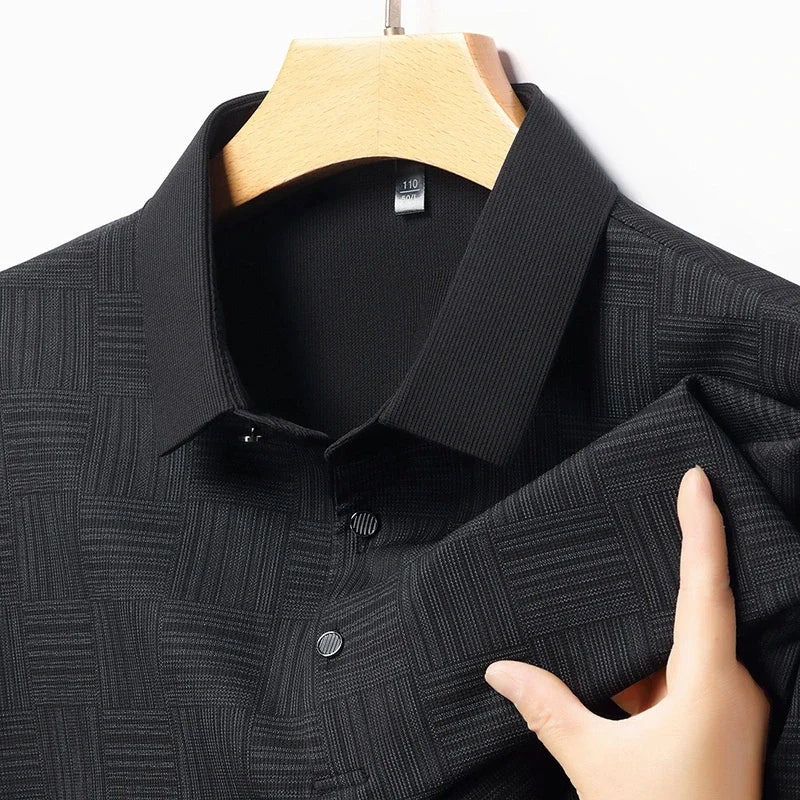 Men's Casual Short sleeved POLO Shirt Fashion Short sleeved Comfortable and Breathable Top