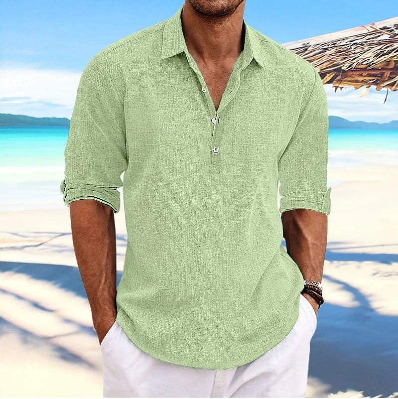 Men's Shirt Linen Shirt