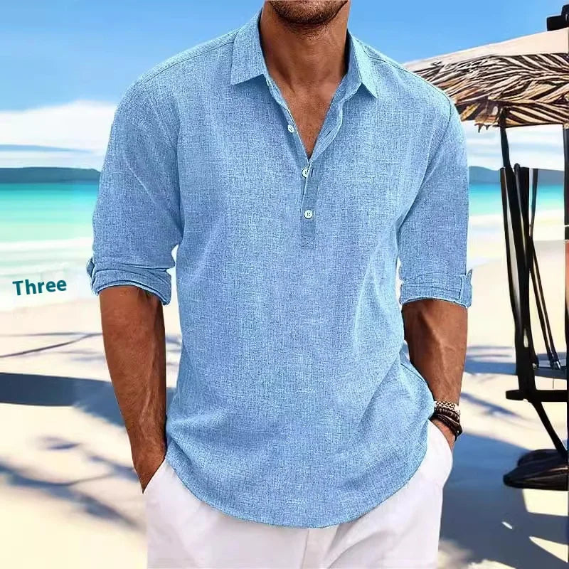 Men's Shirt Linen Shirt