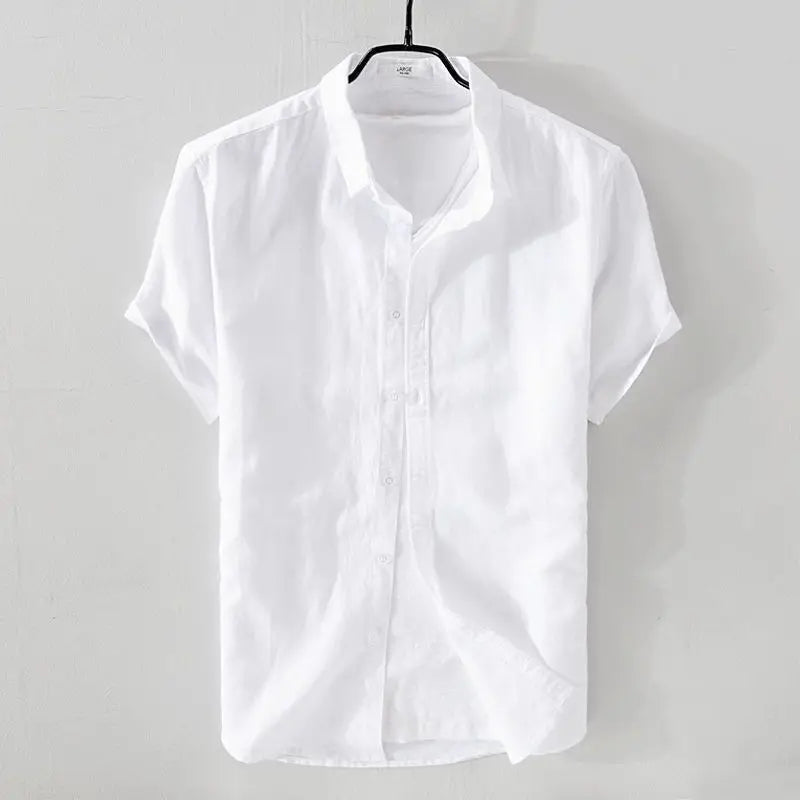 Men's Spring/summer Thin Linen Shirt