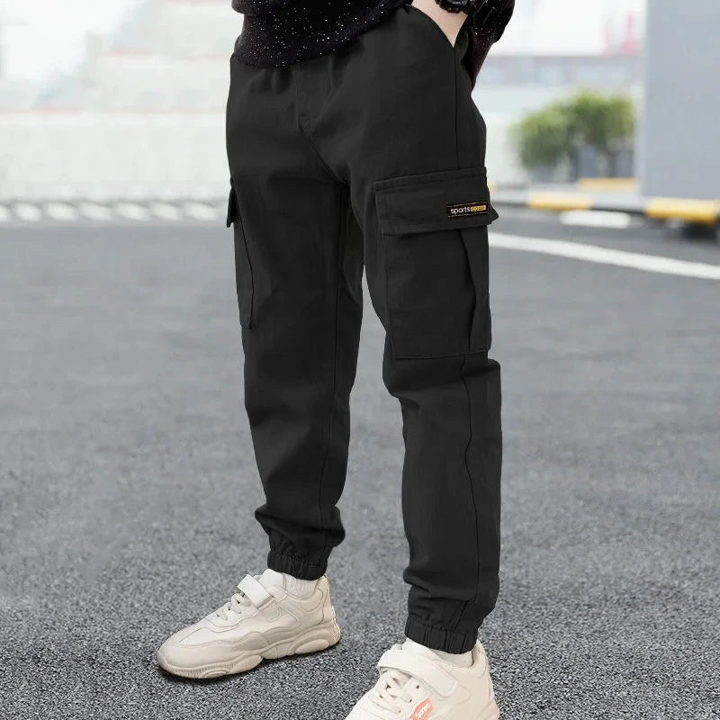 2025 NewBoys Pants Casual Long Style Trousers For Kids 3- 12 Years Old Teenage Children Sport Outdoor Pants