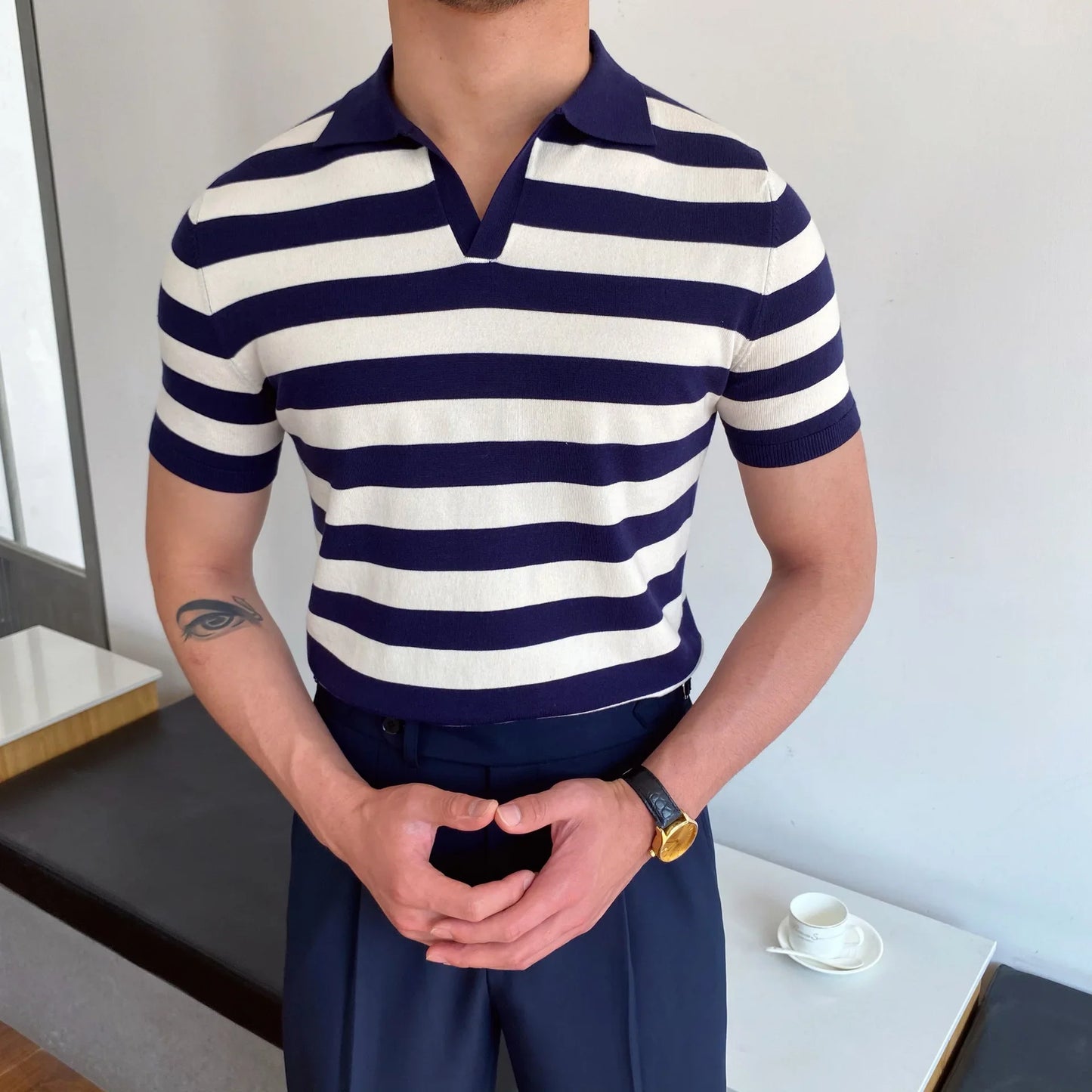 Men's Polo-shirt Fashion Polo  Men Clothing