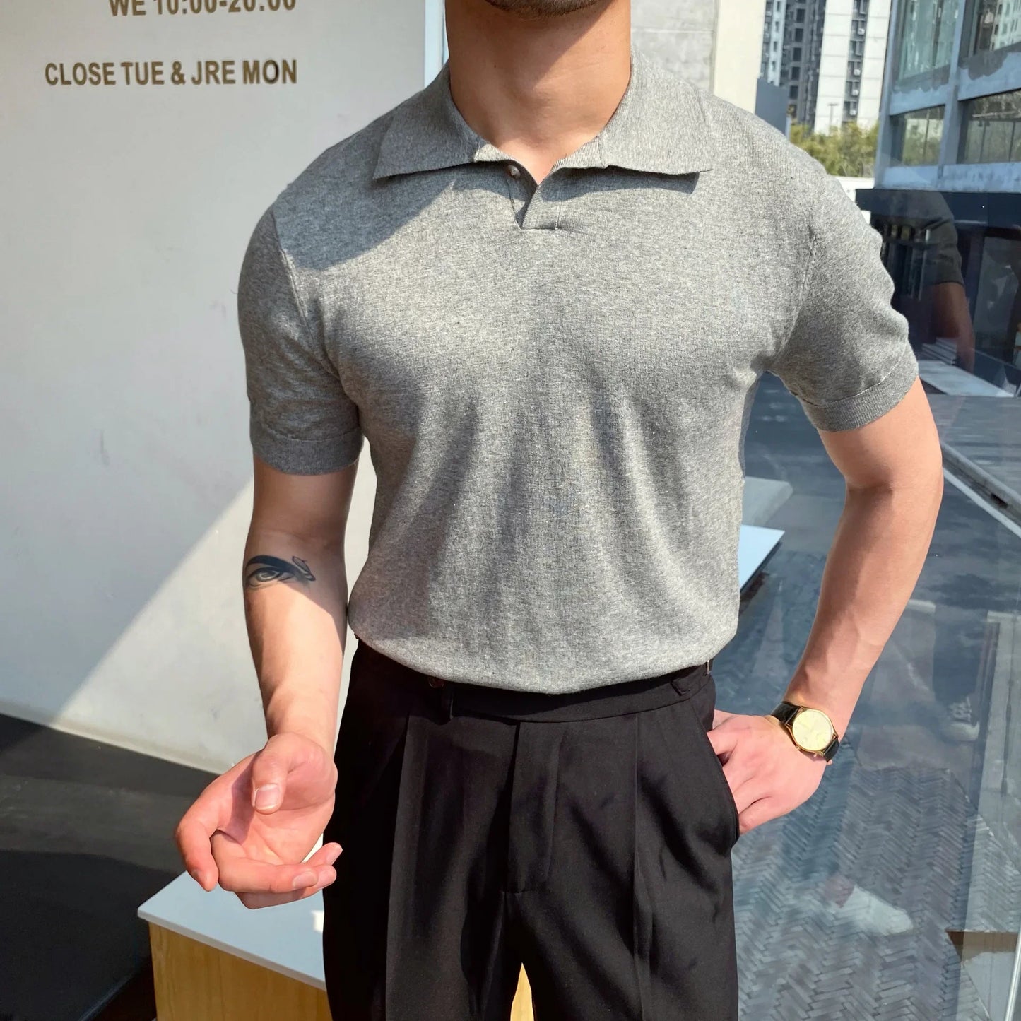 Men's Polo-shirt Fashion Polo  Men Clothing