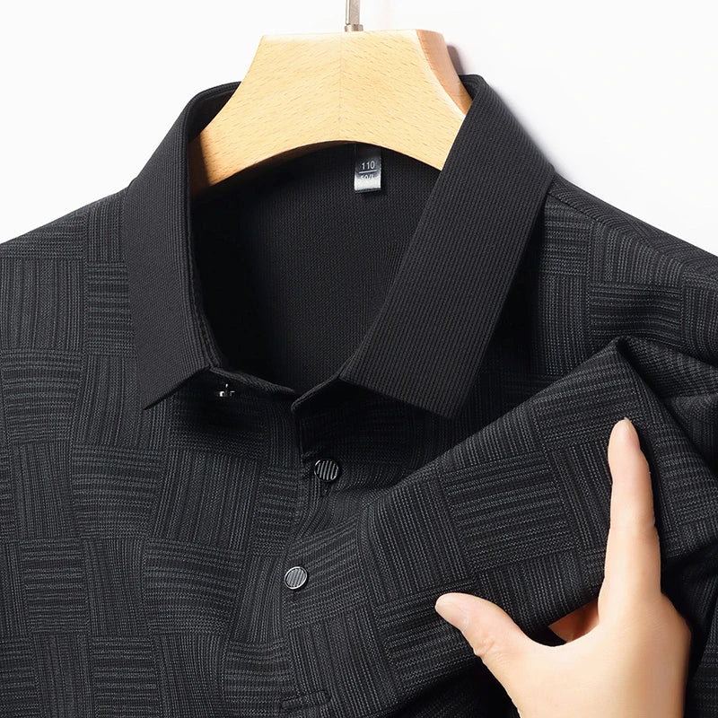 Men's Casual Short sleeved POLO Shirt Fashion Short sleeved Comfortable and Breathable Top