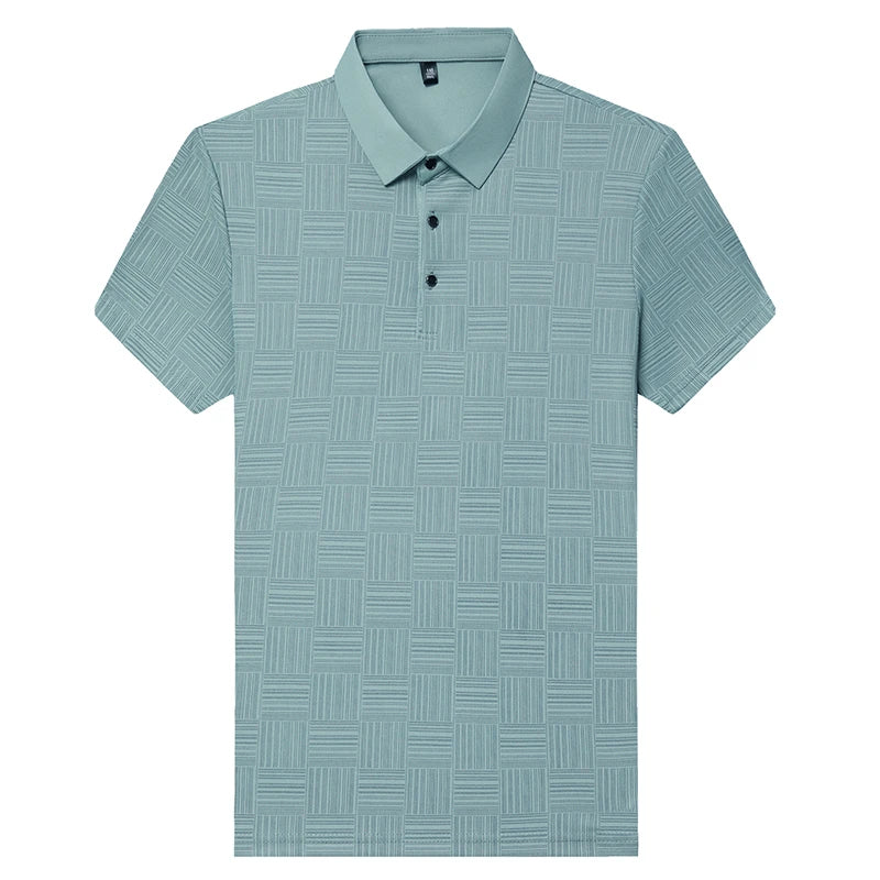 Men's Casual Short sleeved POLO Shirt Fashion Short sleeved Comfortable and Breathable Top