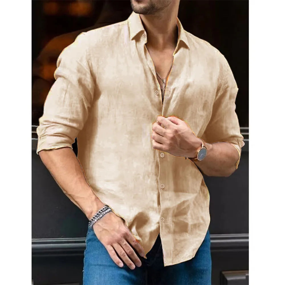 Men's Shirts Cotton Linen