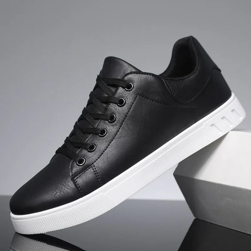 Casual Shoes  British Leather Sneakers Flats Shoes Classic Men Leather Shoes Spring Summer New Trendy All-match Platform