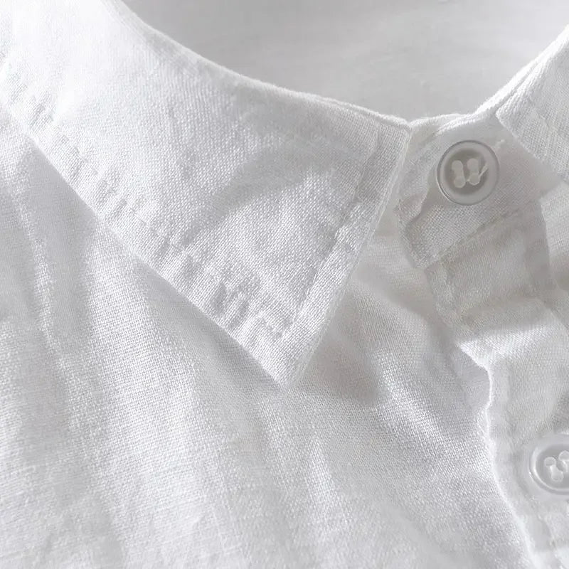 Men's Spring/summer Thin Linen Shirt