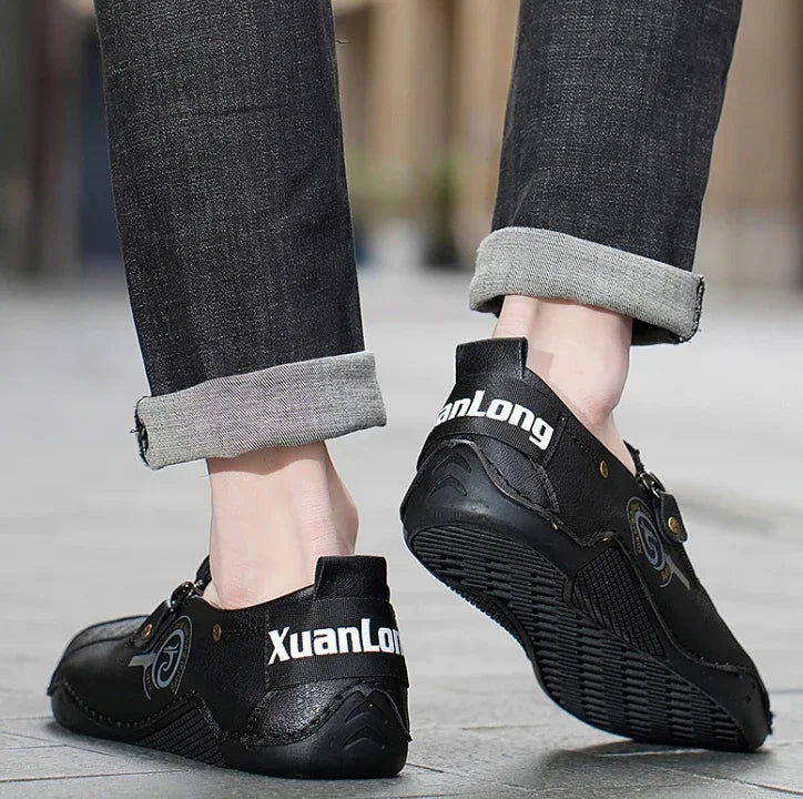 Man Casual Shoe Pu Leather New In Square Toe Shoes Men Size 45 Promotion Low Price Footwear Offer Classic Original Comfortable