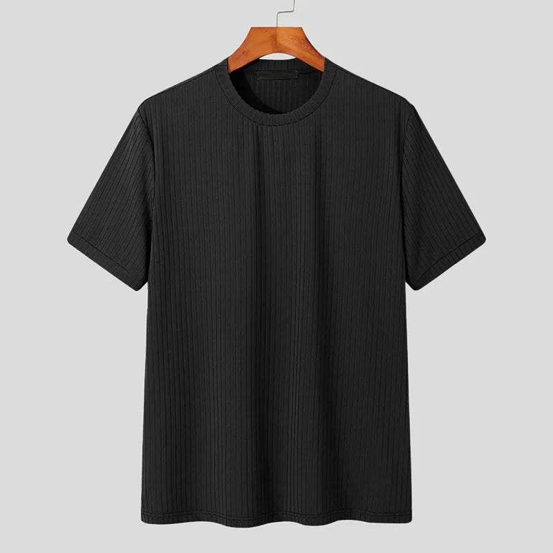 Men's Clothing Light Luxury T Shirt Leisure Long Sleev