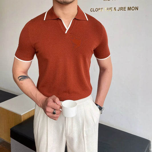 Men's Polo-shirt Fashion Polo  Men Clothing